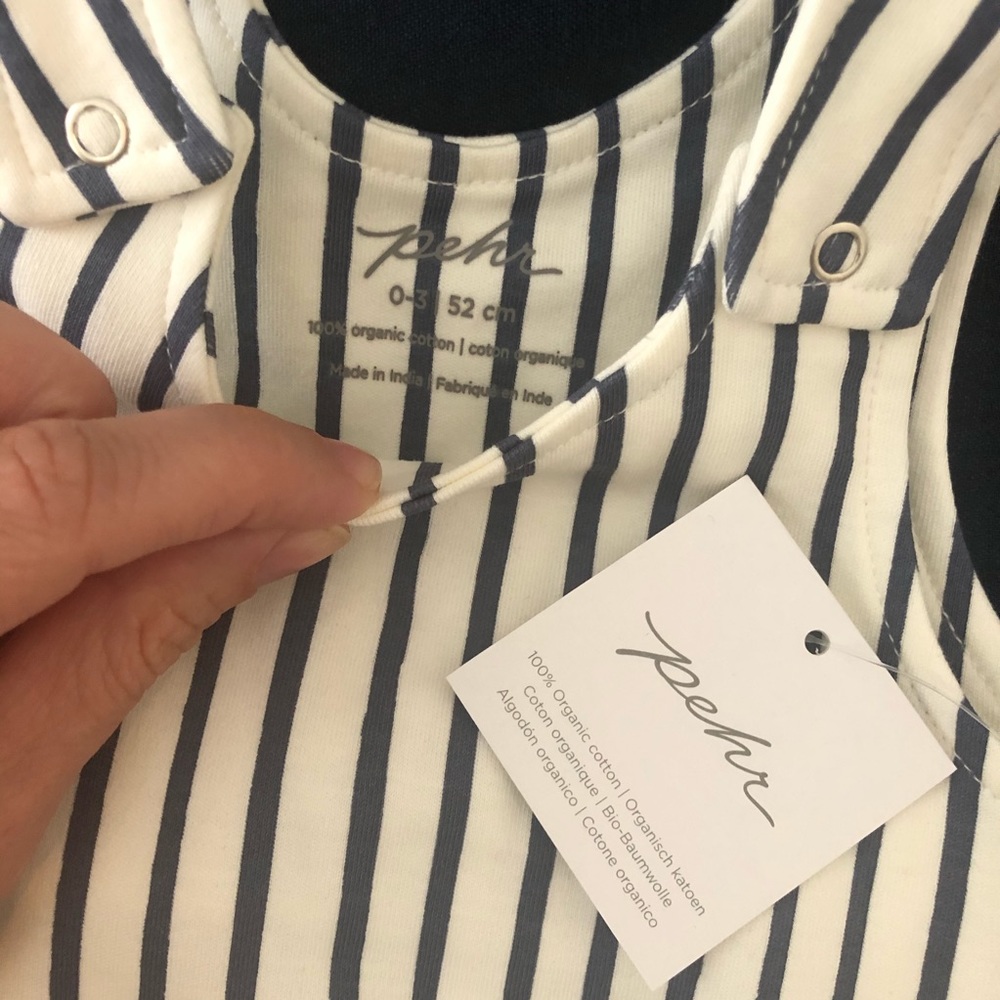 Pehr Overalls Stripes Away - Ink